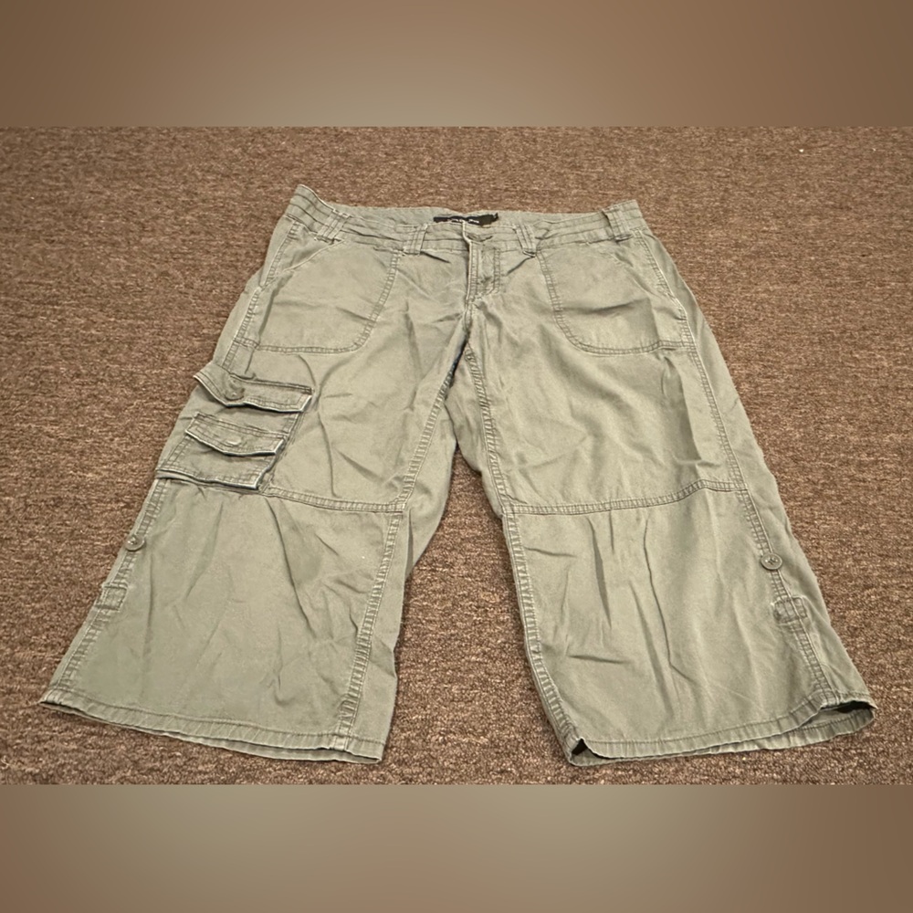EUC CK Calvin Klein Jeans Olive Shorts Sz 12 Women's